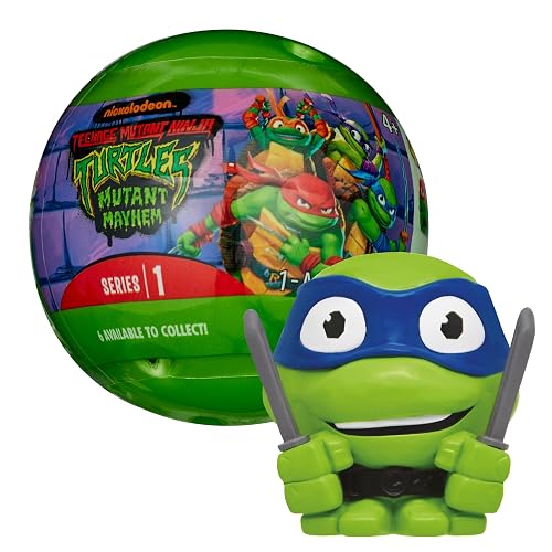 Mash'Ems TEENAGE MUTANT NINJA TURTLES - MUTANT MAYHEM Collectable Squishy Characters, TMNT Toys, Ninja Turtles, Boys Collectables, STYLES MAY VARY