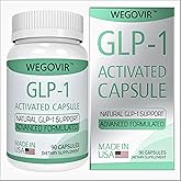 GLP-1 Supplement Support, with Naturally GLP 1 Activator, Berberine & Green Coffee Extract, GLP1 Boosting for Women & Men, Hunger & Metabolism Support, GLP Levels & Overall Health - 90 Capsules