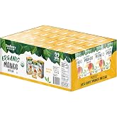 Sunberry Farms Organic Mango Nectar Juice Boxes 32 Pack (6.75 fl oz) &ndash; Organic Mango Juice Drinks, All Natural, Real Sugar, Tropical Fruit Juice for Kids &amp; Family
