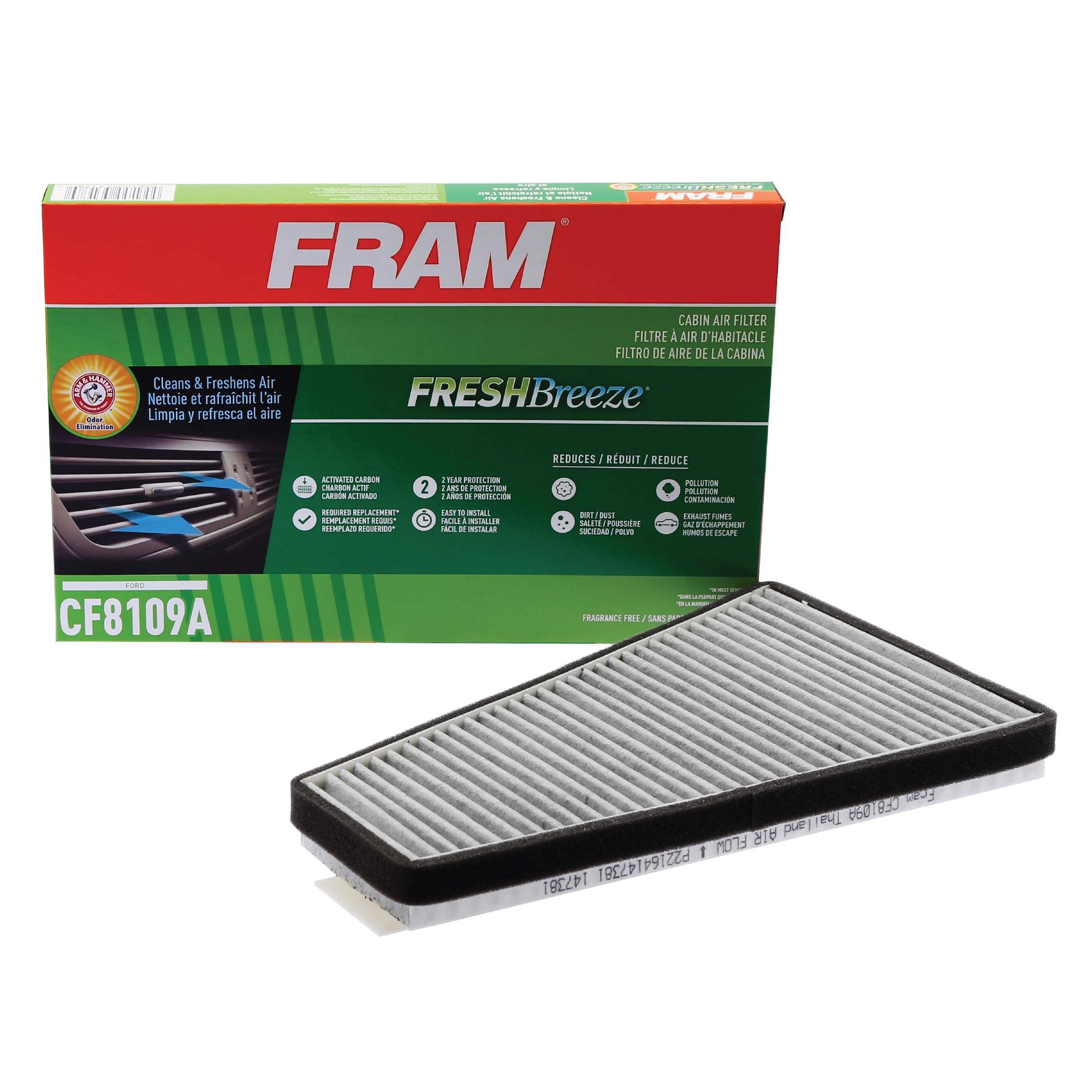 FRAM Fresh Breeze Cabin Air Filter Replacement for