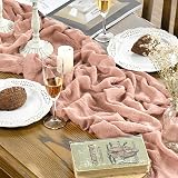Artoid Mode Boho Peach Gauze Table Runner 300 cm Polyester view 5