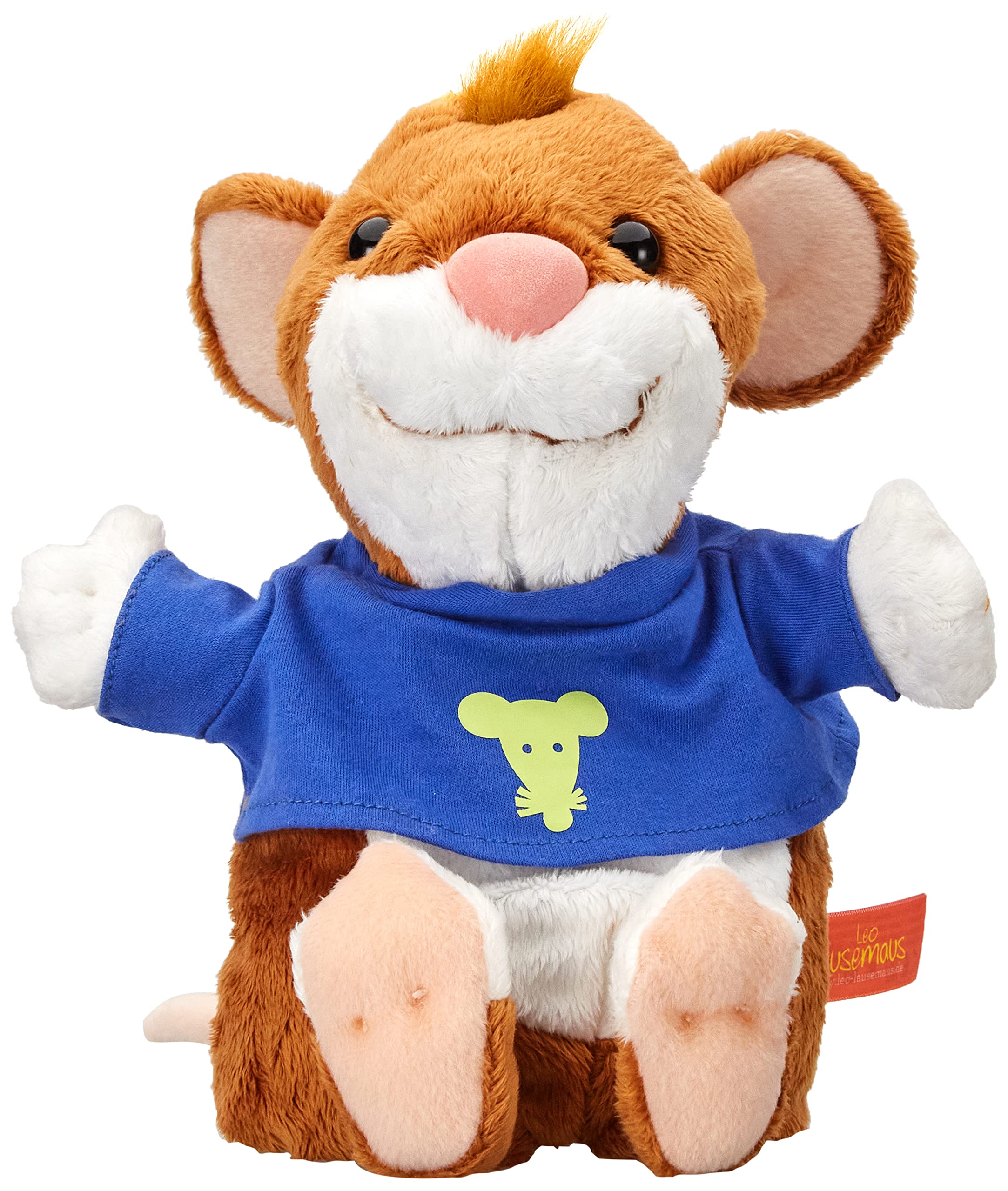 Heunec 589872 Leo Lausemaus Hand Puppet, Brown, 100 g