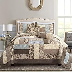 NIUDÉCOR HOME Patchwork Comforter 3pcs King Size