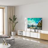 BONTEC Universal Table Top TV Stand 32-65 in VESA 600x400 Tempered Glass Base view 7