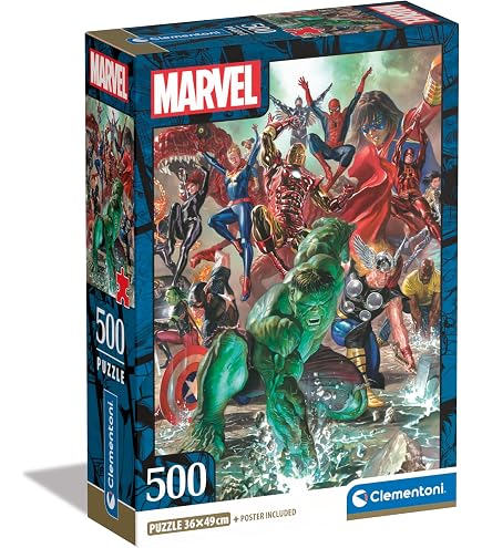 Amazon.com: Clementoni Marvel Puzzle The Avengers – 1000 Pieces