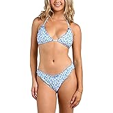 Citrus Womens Citrus Women's Triangle Halter Bikini Swimsuit Top