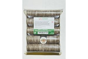 Jiffy-7 The Original 100% Peat Pellets, Propagating Seeds and Cuttings Or Tissue Culture for Stronger Roots, Biodegradable Net. Product of Canada. 100 Pellets (42mm)
