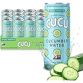 CUCU Cucumber Water – 100 Percent Natural Juice from Fresh Cucumbers with Vitamin C, Electrolytes & Antioxidants – No Sugar Added, Non-GMO – 11 fl oz, 12-Pack