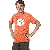 Little King NCAA Boys Youth Knobby Short Sleeve Tee-Big Logo-Team Colors