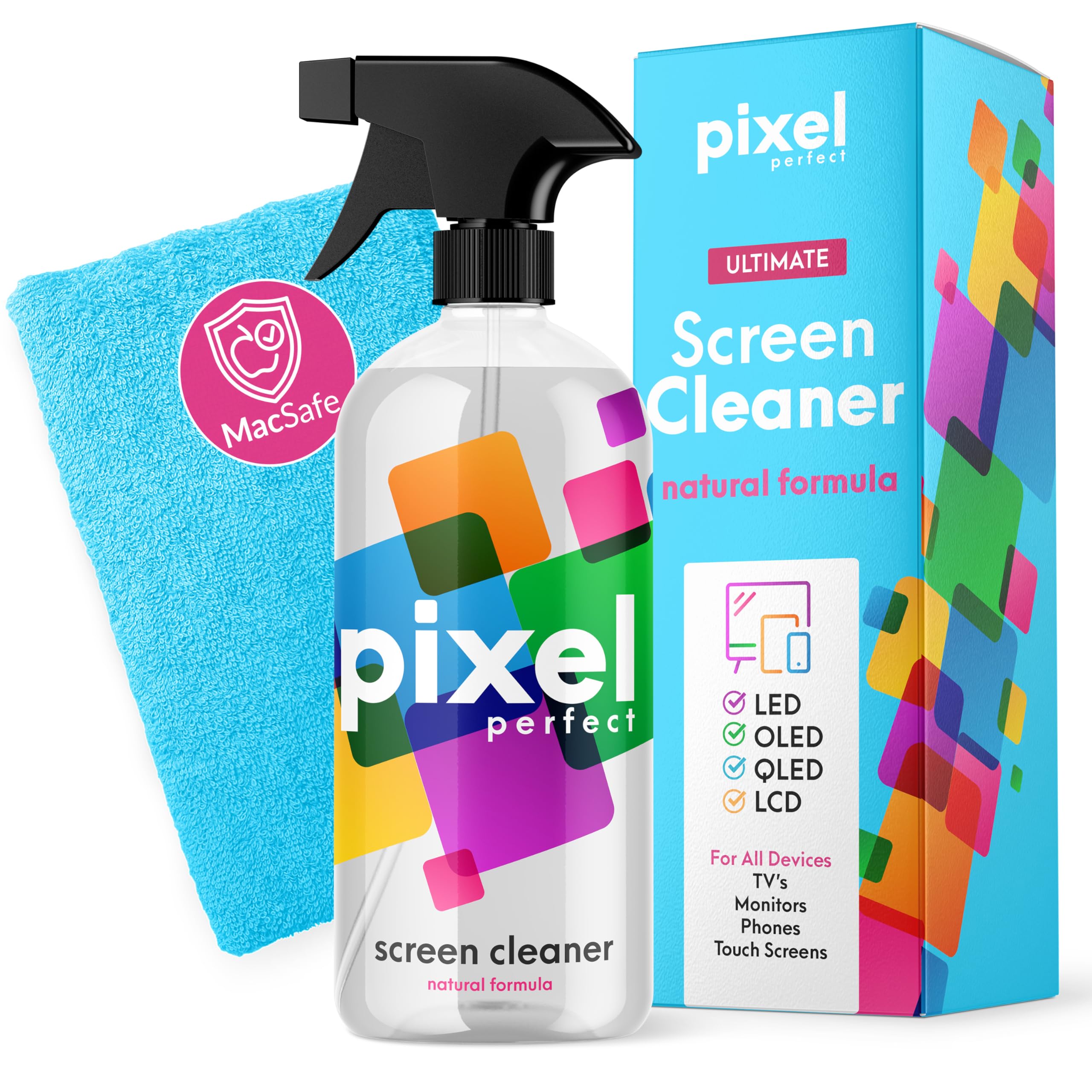 Pixel 500ml Screen Cleaner Spray & Micro...