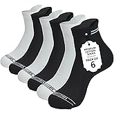 WRPPAREL Bamboo Rayon Athletic Mens Ankle Socks Arch Support Half Terry Cushioned Moisture Wicking Workout | 3 & 6 Pairs