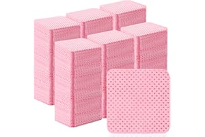 Corconess 1200PCS Lint Free Nail Wipes Non-Woven Nail Polish Remover Wipes No Lint Cleaning Wipe Absorbable Eyelash Extension Glue Cleaning Wipes Dry Pads Nail Stuff Nail Supplies