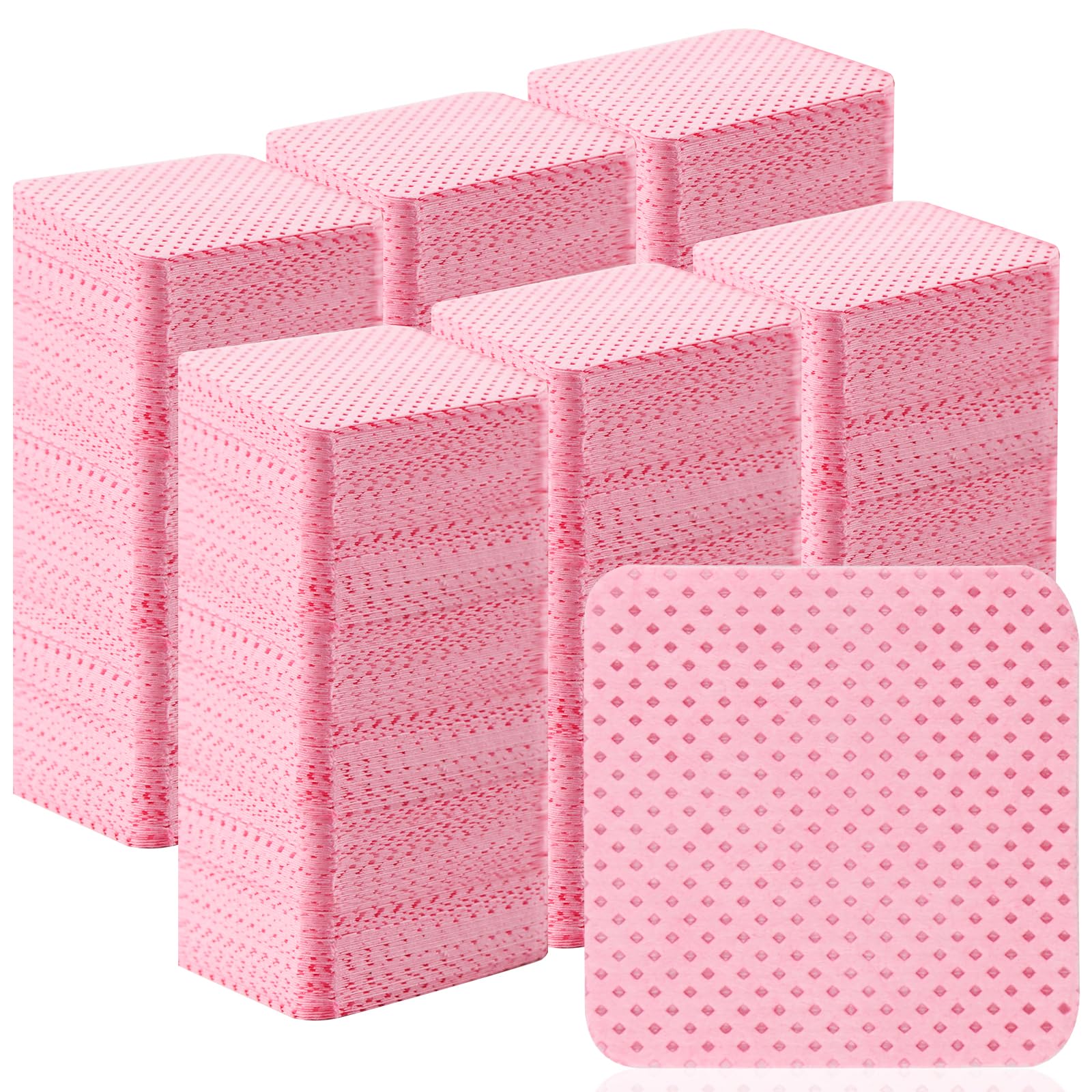 Photo 1 of Corconess 1200PCS Lint Free Nail Wipes Non-Woven Nail Polish Remover Wipes No Lint Cleaning Wipe Absorbable Eyelash Extension Glue Cleaning Wipes Dry Pads Nail Stuff Nail Supplies
