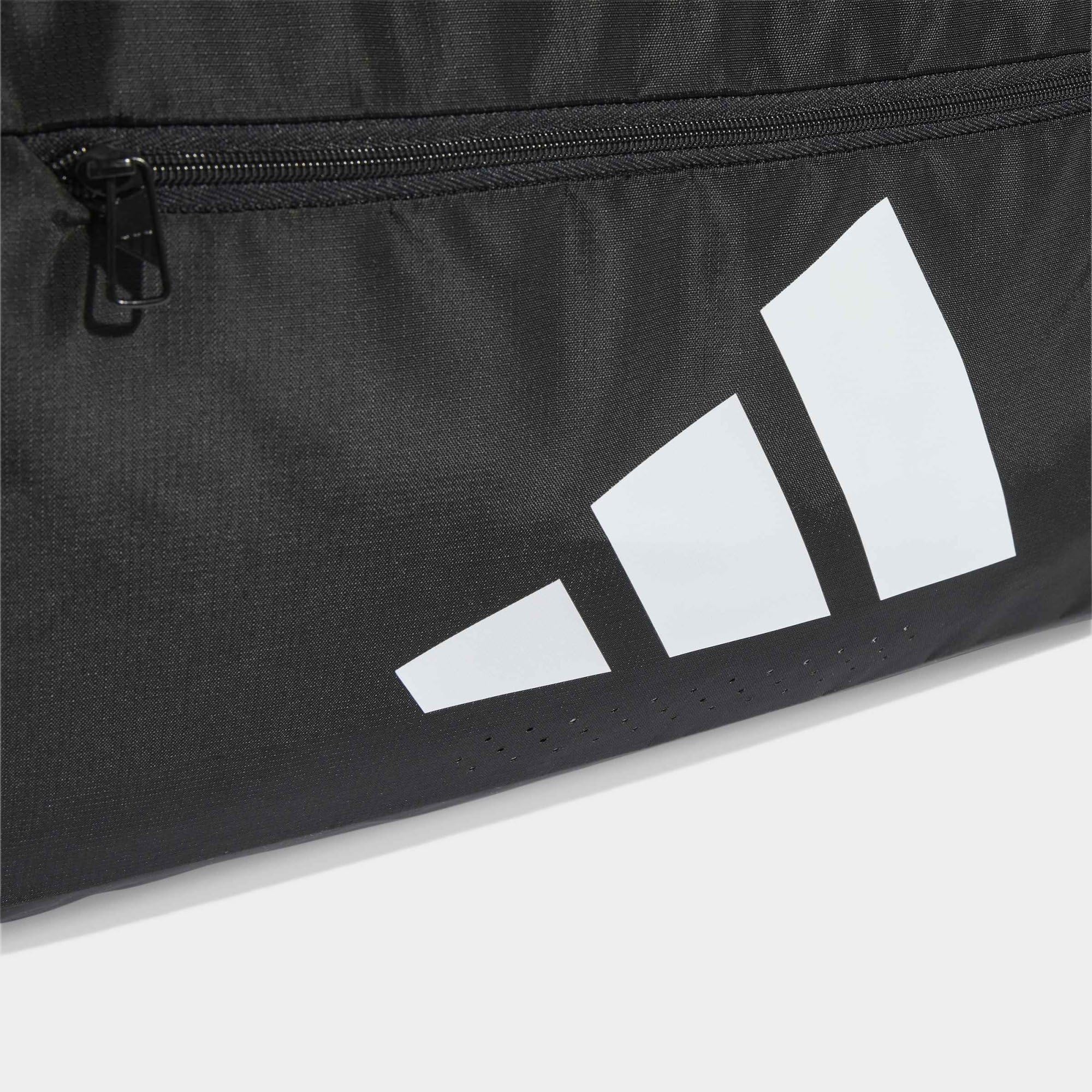 adidas Unisex Training Defender Duffle Bag Large, Black/White, One Size 5