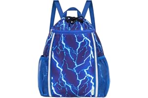 WAWSAM Drawstring Backpack for Kids, Kids Drawstring Gym Swim Bag for Beach
