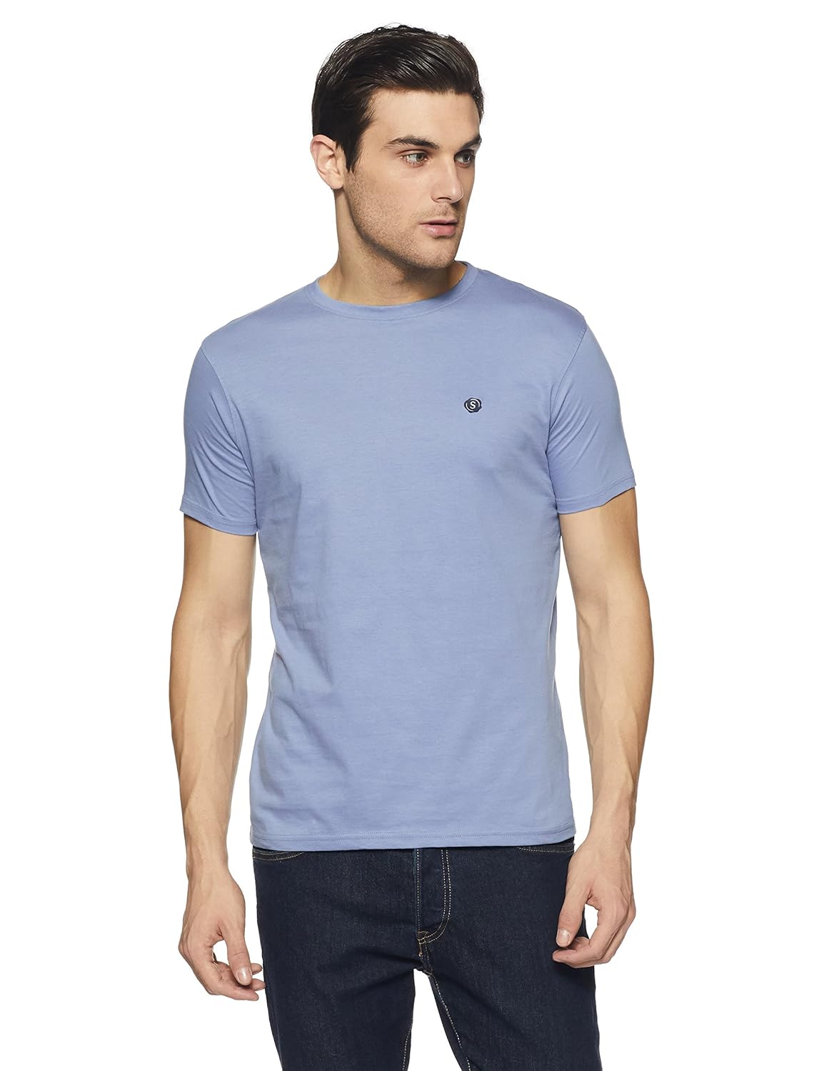 symbol amazon brand men's cotton round neck t-shirt