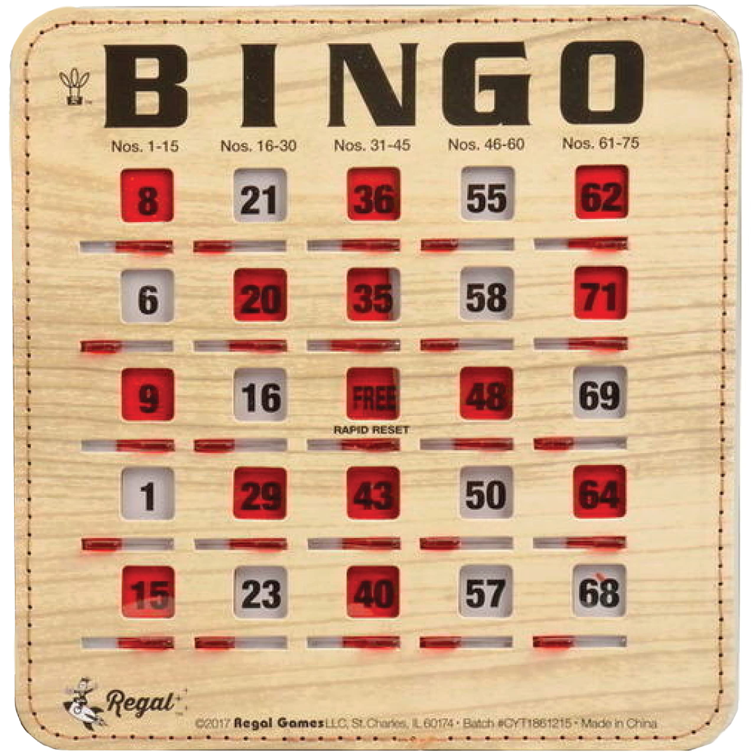 Regal Bingo - Extra Thick Stitched Cardstock