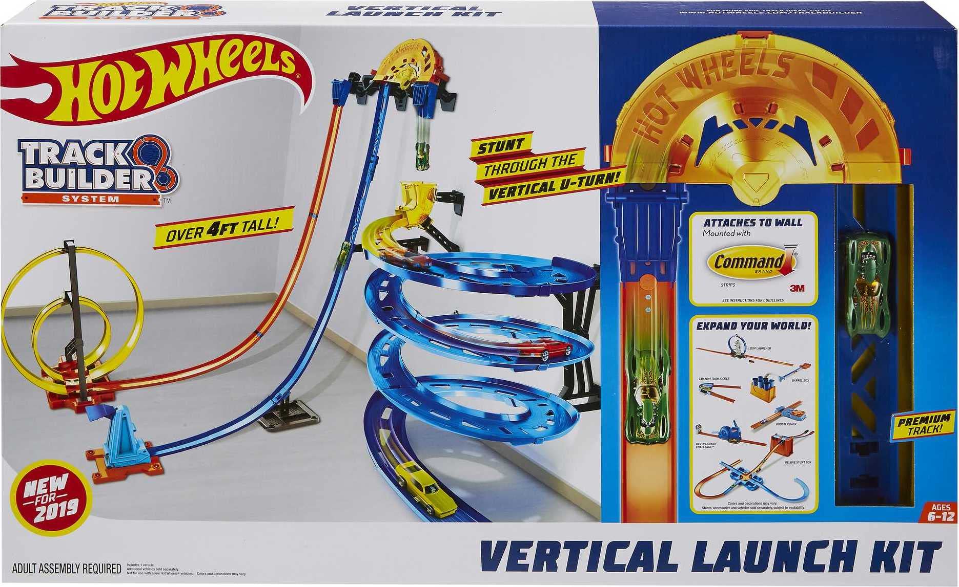 Hot Wheels Track Builder Vertical Launch Kit 50 inches Tall