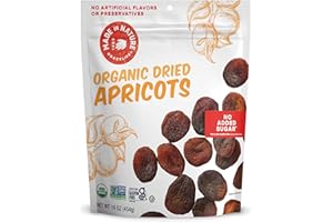 Made In Nature Organic Dried Apricots, 16 Ounce (Pack of 1) – Vegan Snack, Non-GMO, Unsulfured, Gluten Free, Kosher