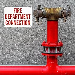 SmartSign "Fire Department Connection" Sign | 10" x