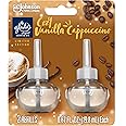 Glade PlugIns Refills Air Freshener, Scented and Essential Oils for Home and Bathroom, Cozy Vanilla Cappuccino, 1.34 Fl Oz, 2 Count