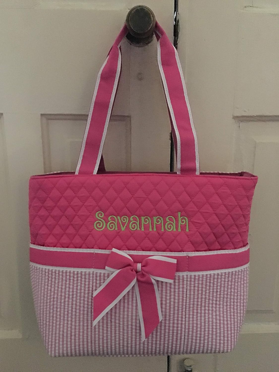 monogram diaper bolsa backpack