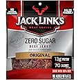 Jack Link's Beef Jerky, Zero Sugar, Paleo Friendly Snack with No Artificial Sweeteners, 13g of Protein and 70 Calories Per Serving, No Sugar Everyday Snack, 2.3 oz