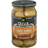 TASSOS Garlic Stuffed Olives, 13.09 OZ