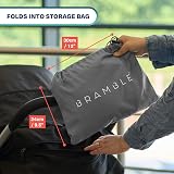 Bramble XL Stroller Bag Grey for Airplane Travel Twin Pram Bag 120x60x38cm view 7