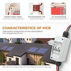 Pjerjzn Solar Panel Disconnect Switch 1000V 30A PV