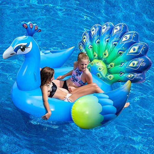 inflatable peacock