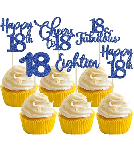 HQKJGSYX 12pcs Cupcake Toppers - Gold & Black Dancing Girl Design