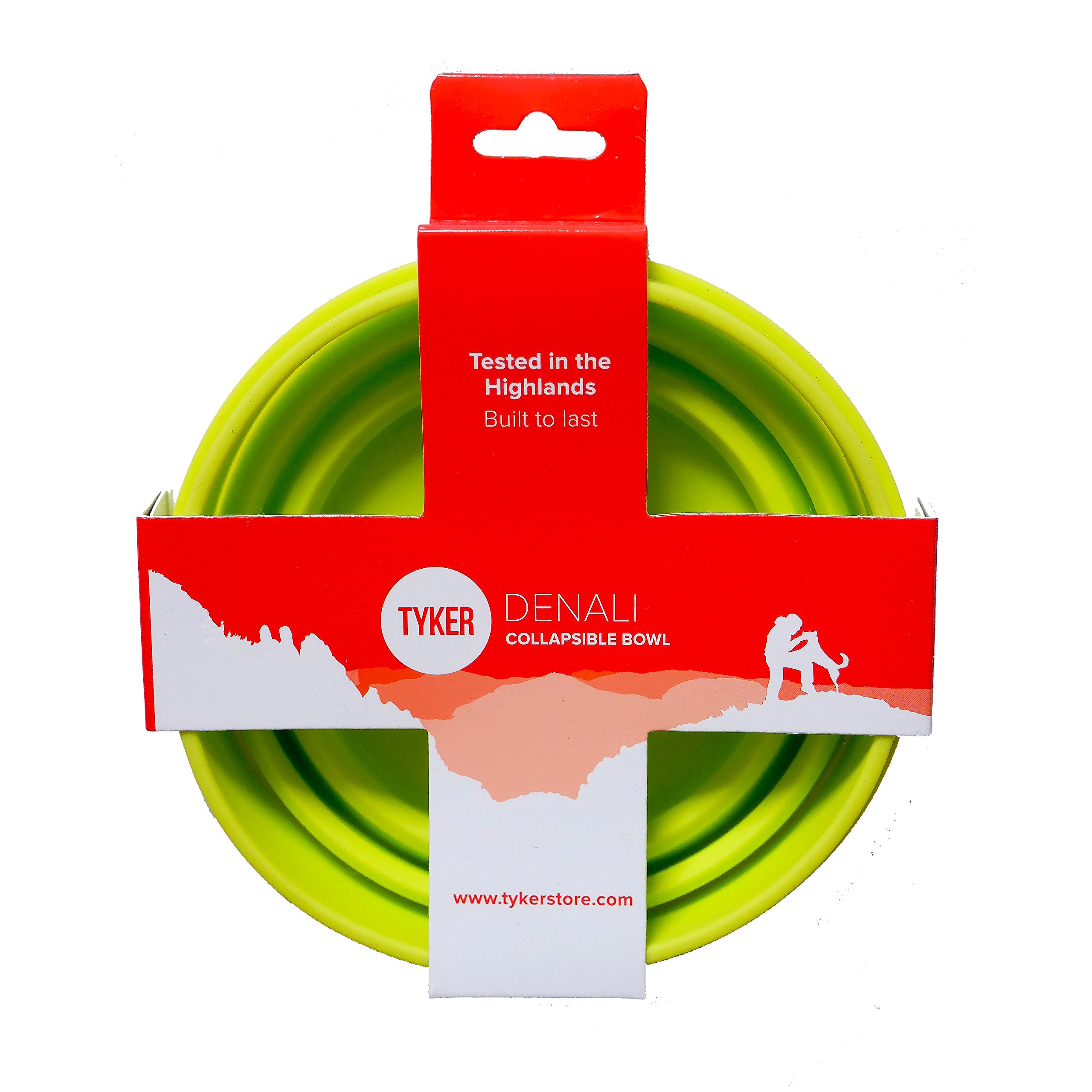 Tyker - Silicon Travel Dog Bowl - Folds Flat - Premium Quality - Fast Prime Delivery