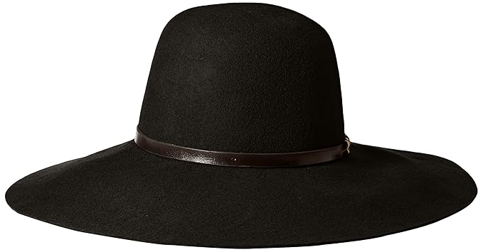 wide felt hat