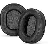 Brainwavz Replacement Earpads for SteelSeries Arctis 1, 3, 5, 7, 9X, Pro & Prime Headset, Memory Foam & PU Leather (Black)