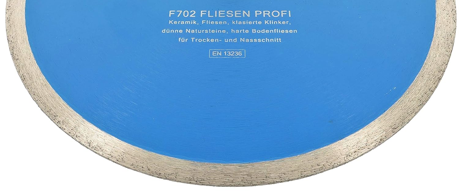 PRODIAMANT Professional diamond cutting disc PRORIM 230 mm x 22.23 mm will not break out with glazed tiles porcelain stoneware ceramic - Image 5