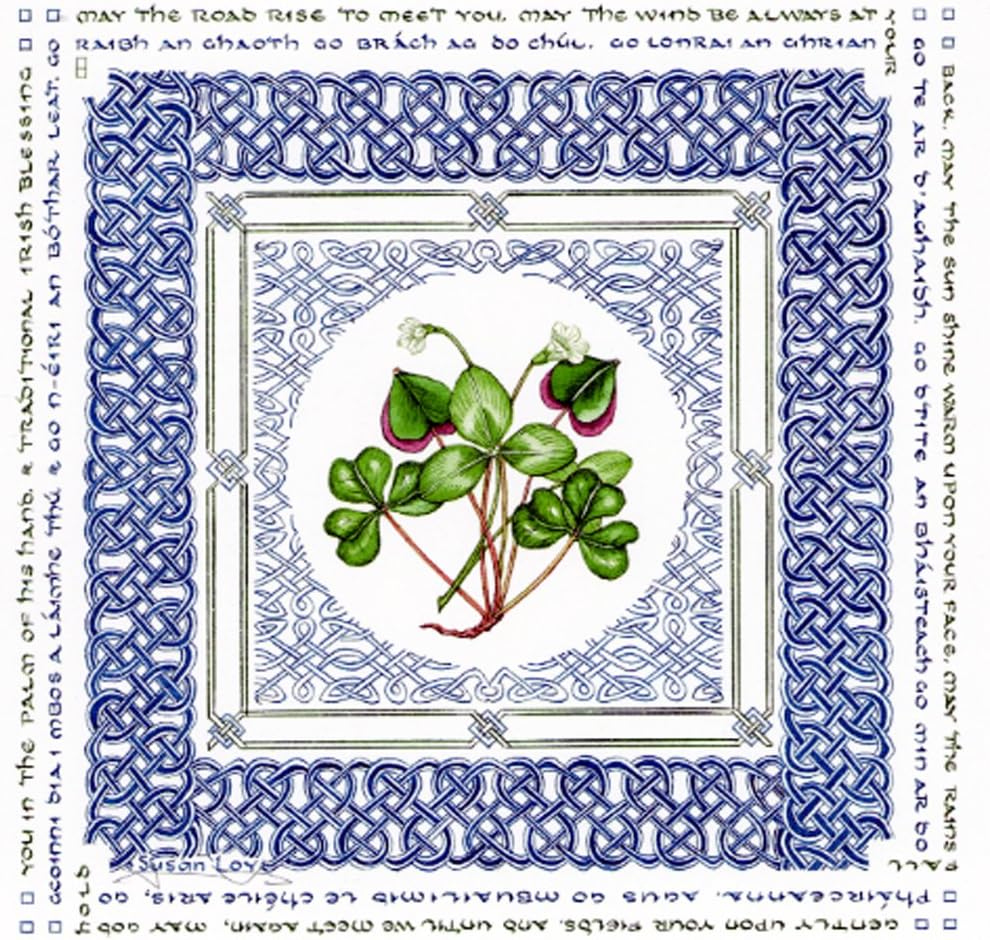 Irish Blessing Art Print By Susan Loy Literary Calligraphy