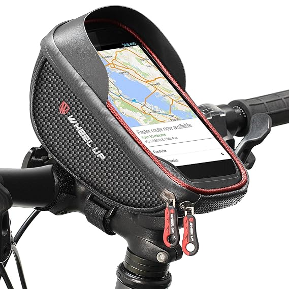 DOUSPT Fahrradtasche,Fahrradtaschen Fahrrad Handytasche Wasserdicht Lenkertasche Fahrrad Tasche Handyhalterung,für Alle Fahrr