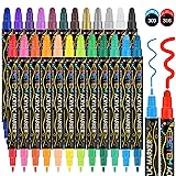 Betem 24 Colors Dual Tip Acrylic Paint Pens