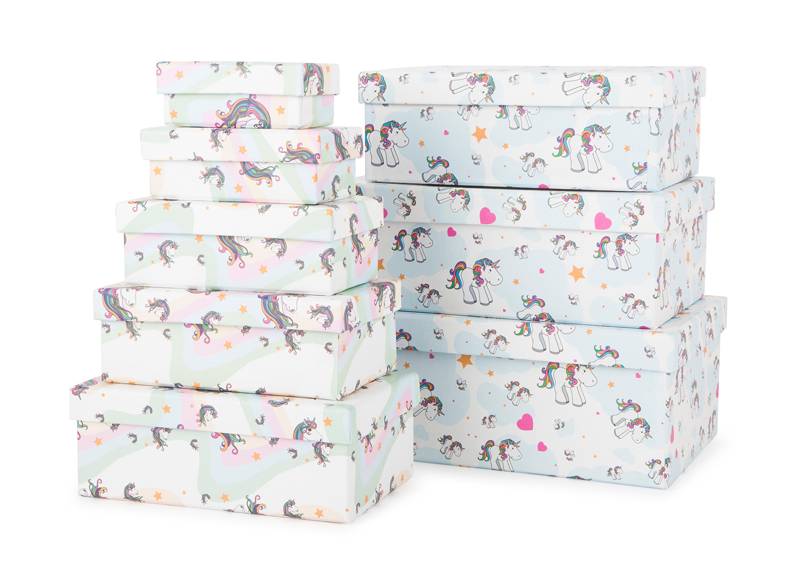 Michel-Toys Unicorn Gift Boxes, multicolour