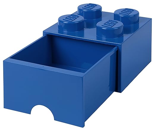LEGO Schublade 4 Noppen, 1 Fach, stapelbare Box, 4,7 l