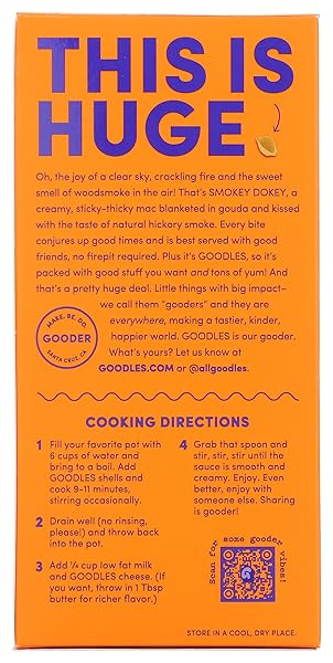 GOODLES SMOKEY DOKEY MAC & CHEESE, 6 OZ