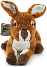 Zappi Co Deer Fawn Plush Toy 32cm Soft Eco Friendly Forest Friend view 5