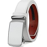DOOPAI Belt Men, Ratchet Belt Dress Adjustable 1 3/8" Genuine Leather Designer Belt, Size Length Can be Cut, with Gift Box