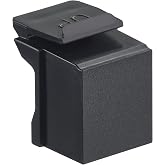 Leviton Blank Quickport Insert, 10-Pack, 41084-BE, Black