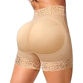 DERCA Butt Enhancer Hip Pads Lace Padded Boyshorts