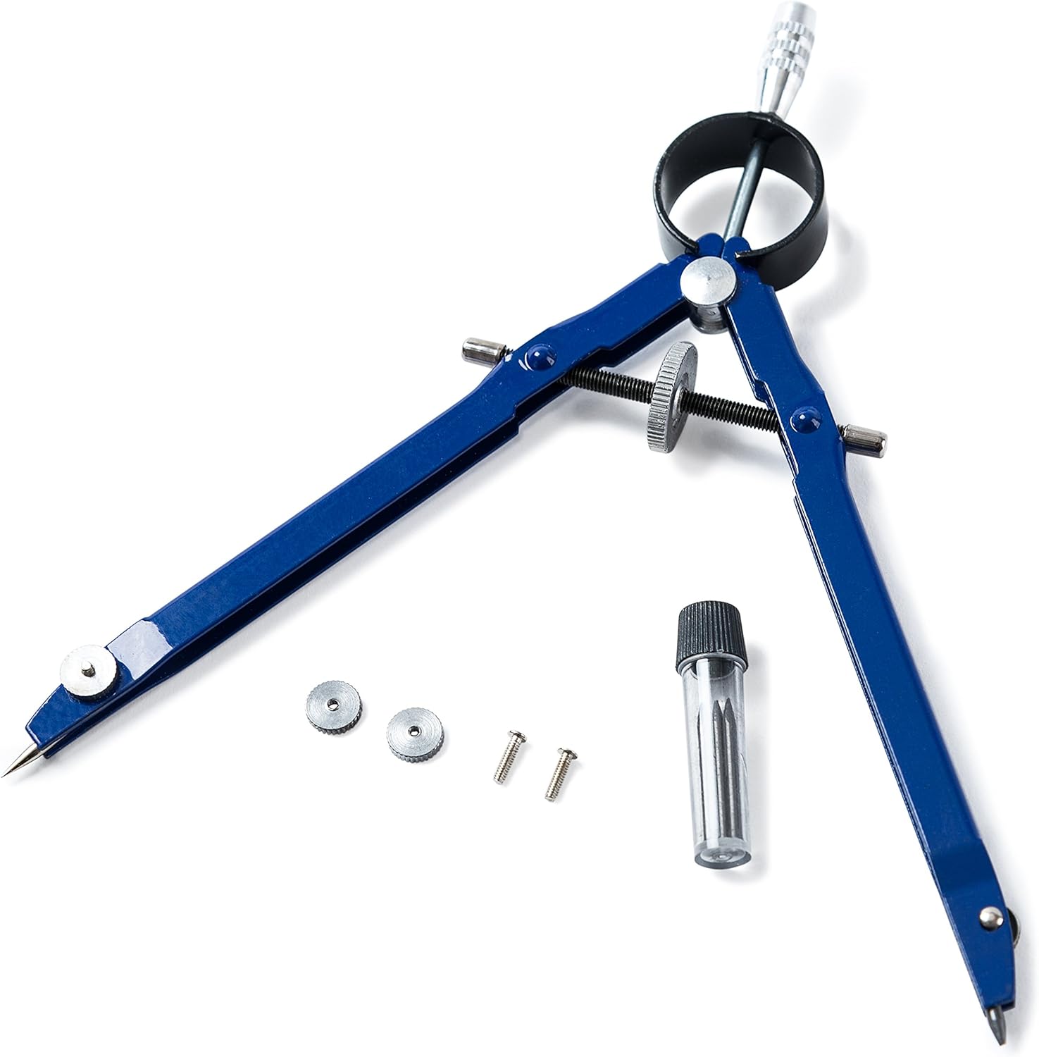 Mr. Pen- Professional Compass with Lock and Free Life TIME Lead Replacement, Compass for Geometry, Spring Bow Compass, Precision Compass Math, Drafting Compass, Compass Drawing, Metal Compass : Office Products