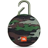 JBL CLIP 3 - Waterproof Portable Bluetooth Speaker - Squad Camo (Renewed)