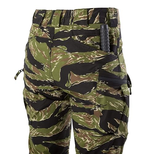 Helikon-Tex UTP Urban Tactical Pants Tiger Stripe - Pantalon Tactique Léger Denim Fin été Camouflage Tigré