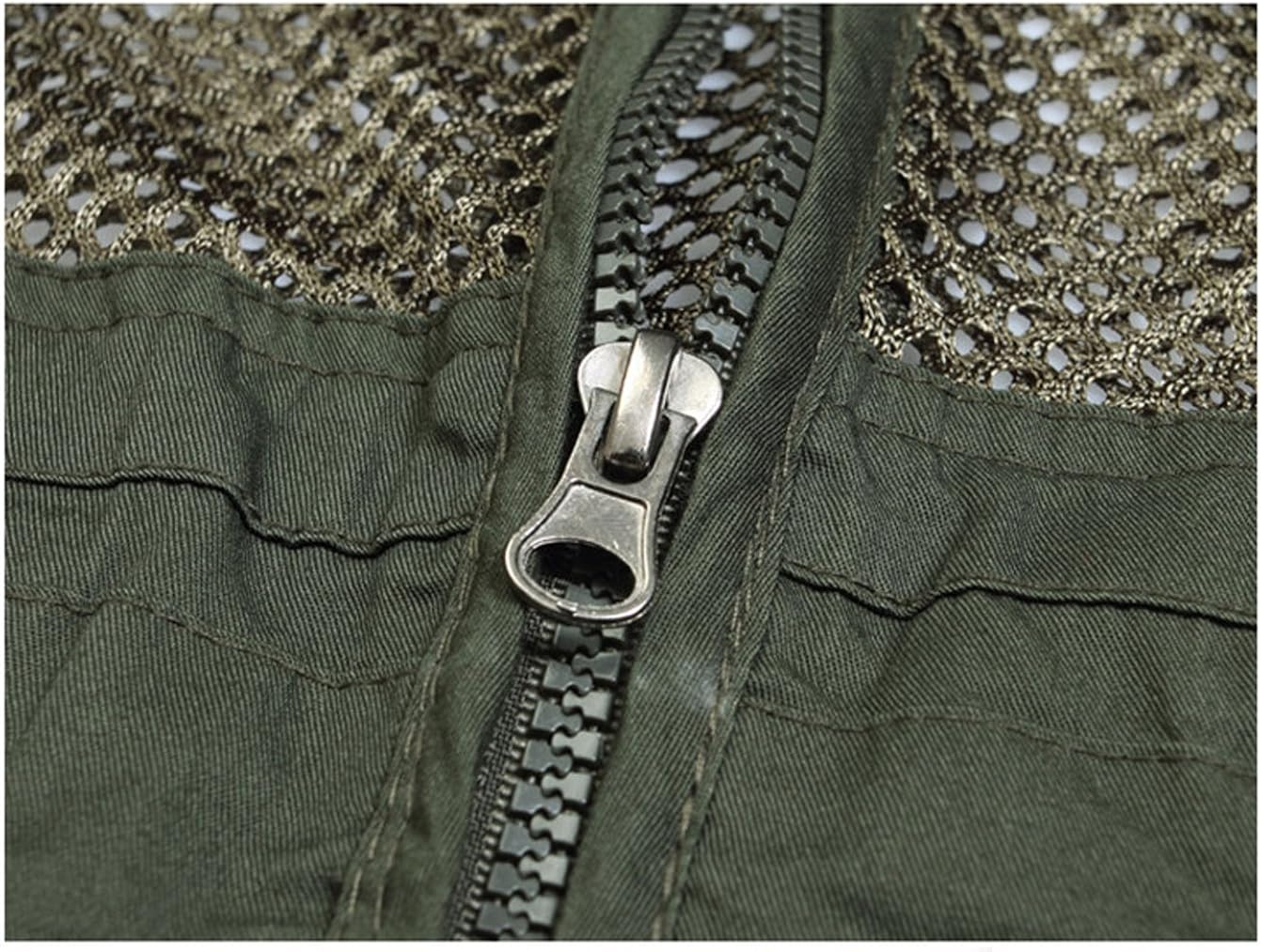 Kedera Men's Mesh Fishing Vest Photography Work Multi-Pockets Outdoors Journalist's Vest Jacket: Clothing